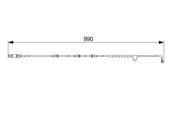Купити 1987473049 Bosch Сенсор зносу