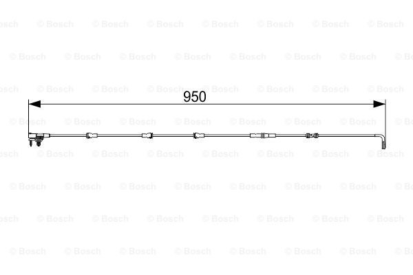 Датчик зносу гальмівних колодок, задній 1987473564 Bosch