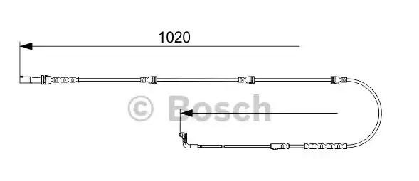 Датчик зносу гальмівних колодок, передній лівий 1987473567 Bosch
