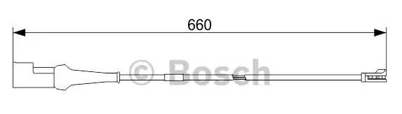 Датчик зносу гальмівних колодок, задній Bosch 1987473575 ціна, від 6.61 USD
