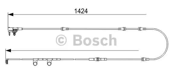 Датчик зносу гальмівних колодок, передній 1987473581 Bosch