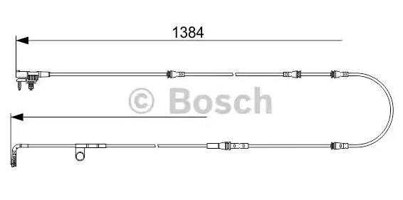Купити 1987473582 Bosch Датчик зносу гальмівних колодок