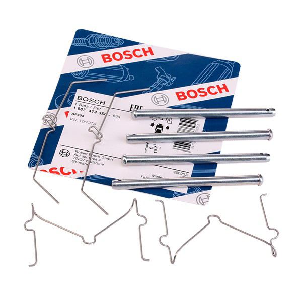 Ремкомплект гальмівних колодок Bosch 1987474350 ціна, від 7.71 USD