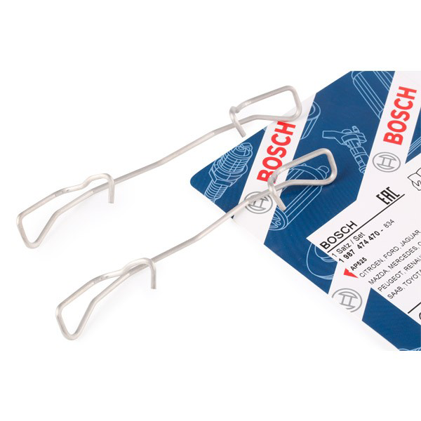 Комплект пружинок кріплення дискових колодок, задніх Bosch 1987474470