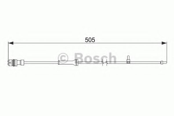 Датчик зносу гальмівних колодок, задній Polcar GIC262