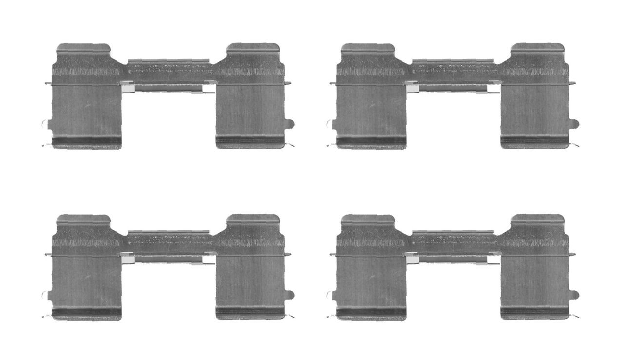 1987474710 Bosch Комплект пружинок кріплення дискових колодок, передніх