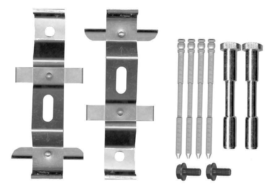 1987474759 Bosch Комплект пружинок кріплення дискових колодок, передніх