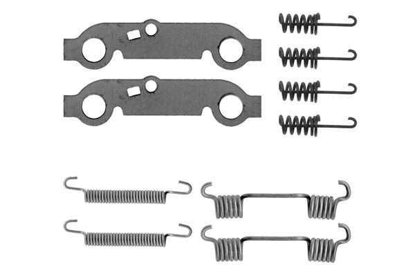 1987475076 Bosch Монтажний комплект задніх барабанних колодок