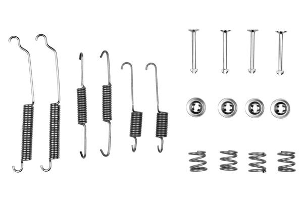 Монтажний комплект задніх барабанних колодок Bosch 1987475205 ціна, від 4.47 USD
