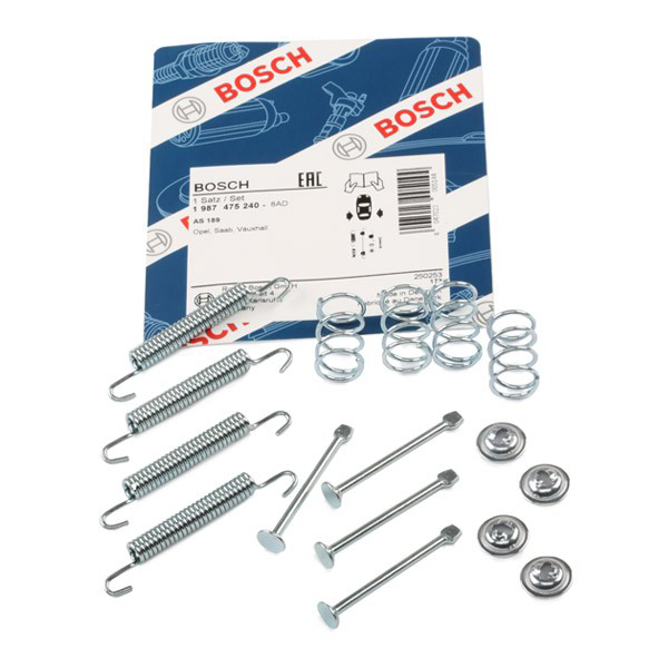 1987475240 Bosch Монтажний комплект задніх барабанних колодок
