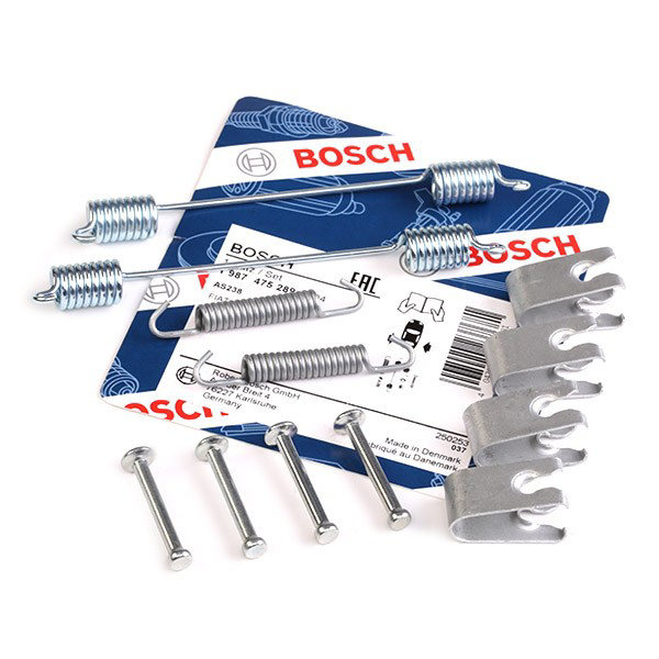1987475289 Bosch Монтажний комплект задніх барабанних колодок