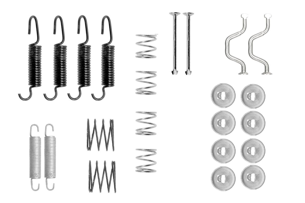 1987475291 Bosch Монтажний комплект задніх барабанних колодок