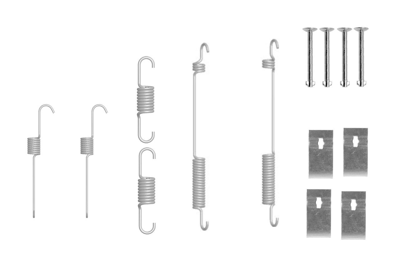 Ремкомплект гальмівних колодок Bosch 1987475310 ціна, від 8.85 USD