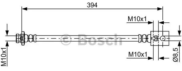 Шланг гальмівний задній 1987481818 Bosch