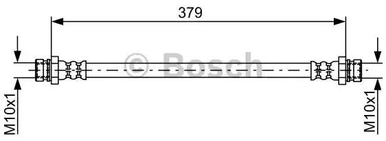 Купити 1987481898 Bosch Шланг гальмівний задній