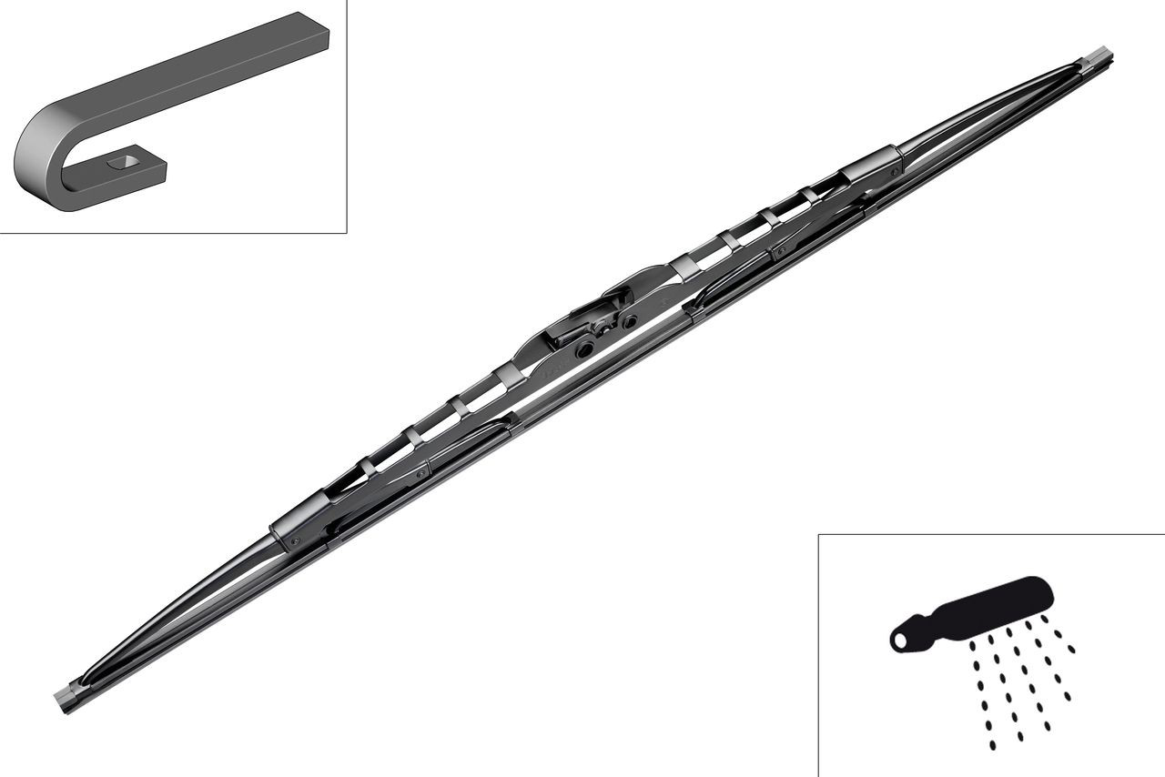 Щітка-двірник лобового скла, водійська Bosch 3397011238 ціна, від 13.44 USD