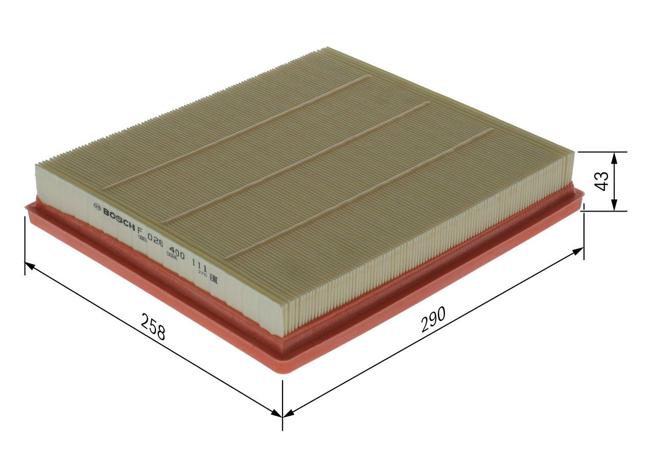 Повітряний фільтр F026400111 Bosch