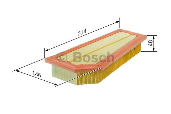F026400134 Bosch Повітряний фільтр двигуна