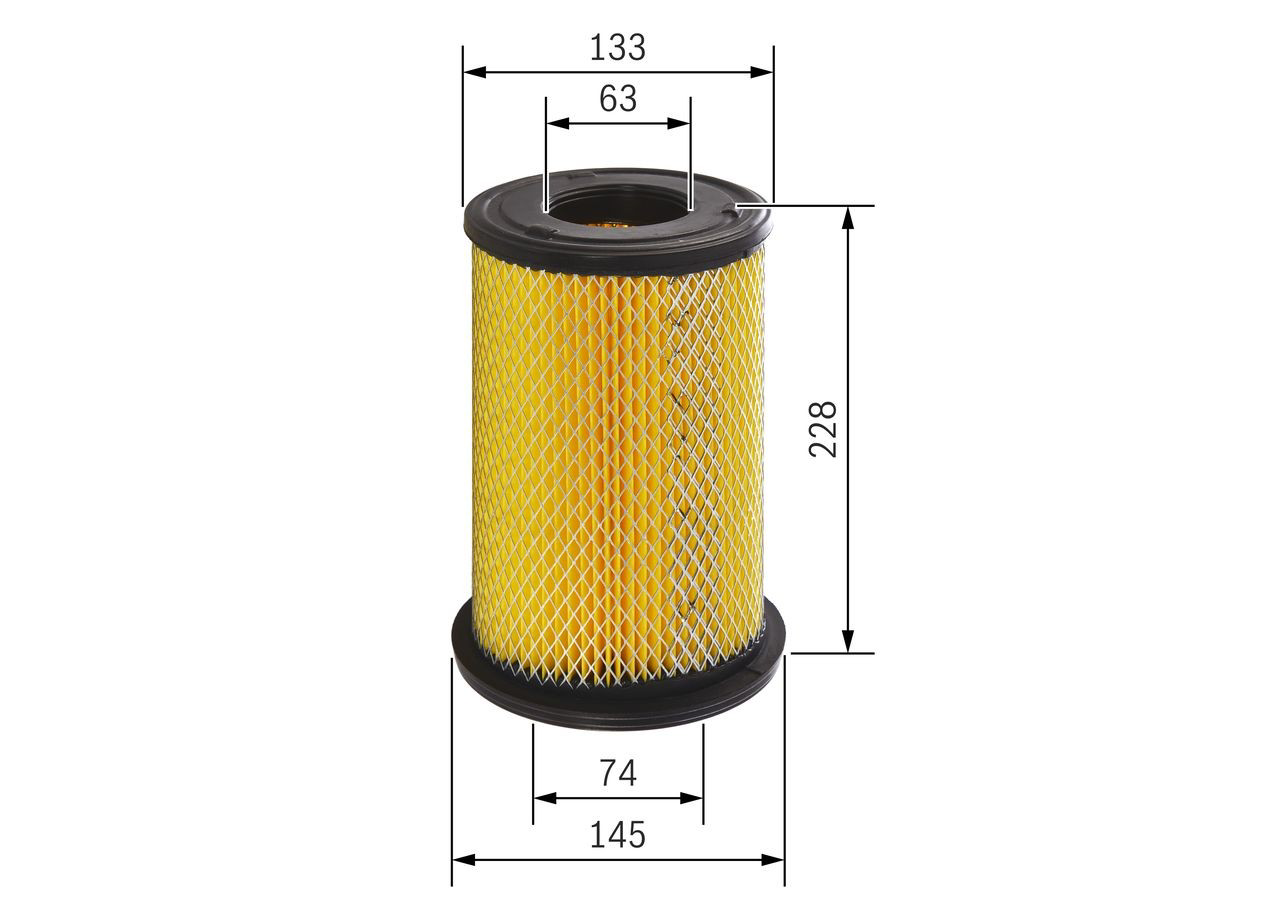 F026400199 Bosch Повітряний фільтр двигуна