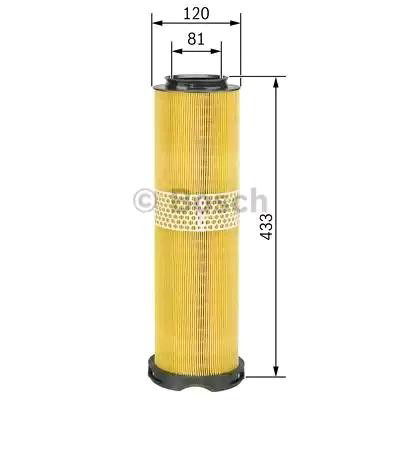 Фільтр повітряний Bosch F026400205