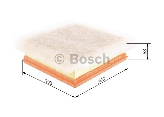 Повітряний фільтр F026400235 Bosch