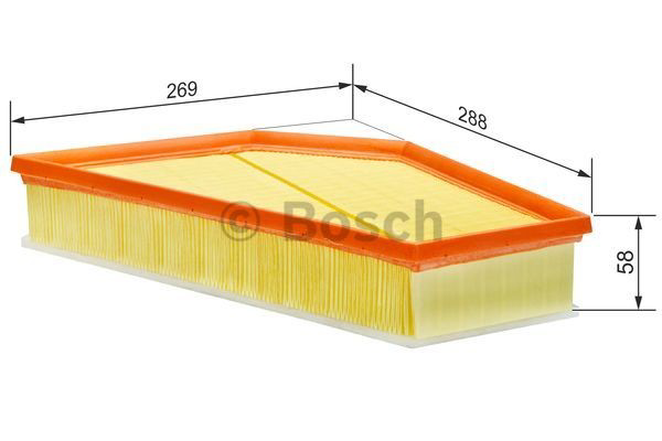 Елемент повітряного фільтра Bosch F026400255 ціна, від 15.55 USD