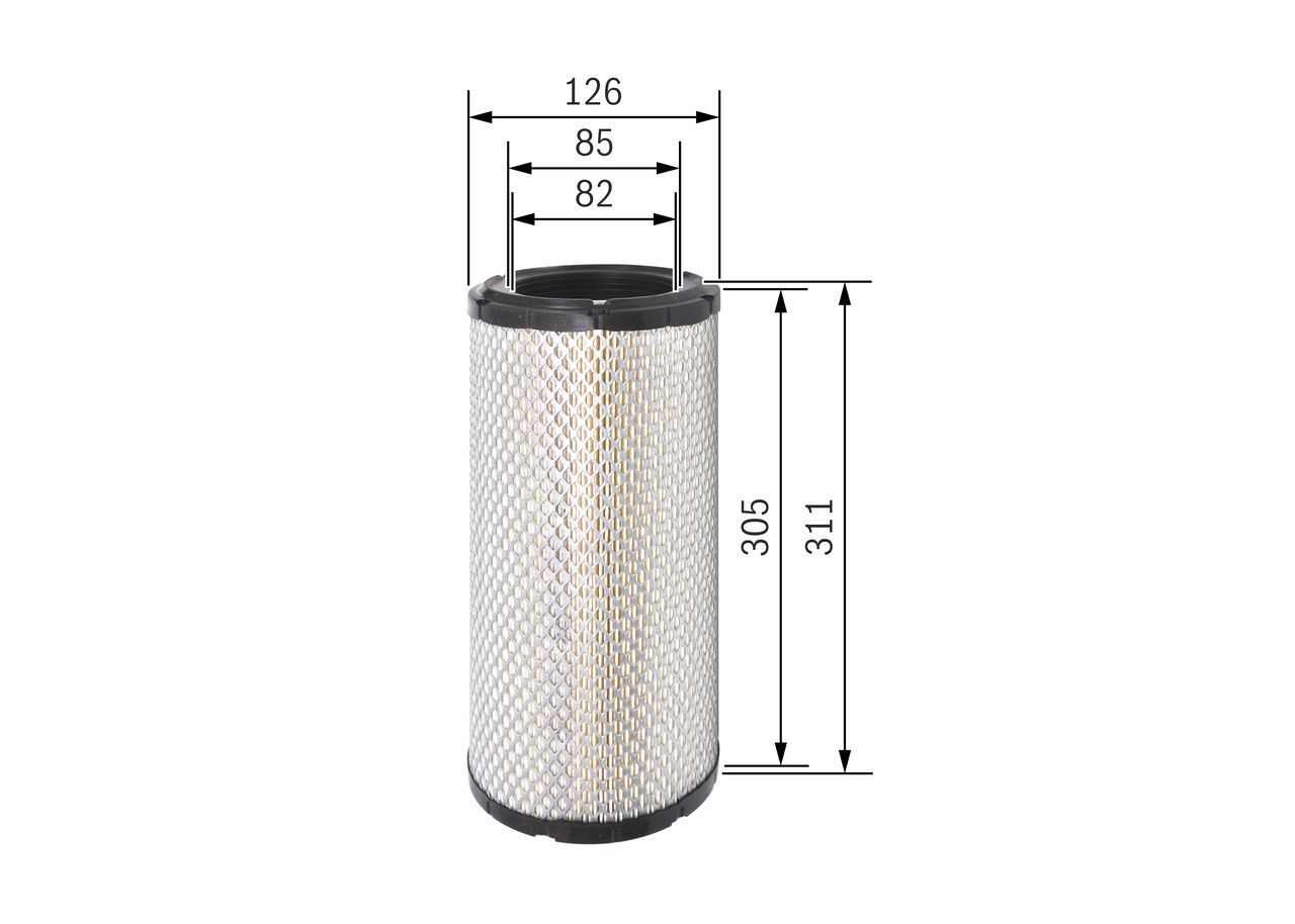 Повітряний фільтр F026400318 Bosch