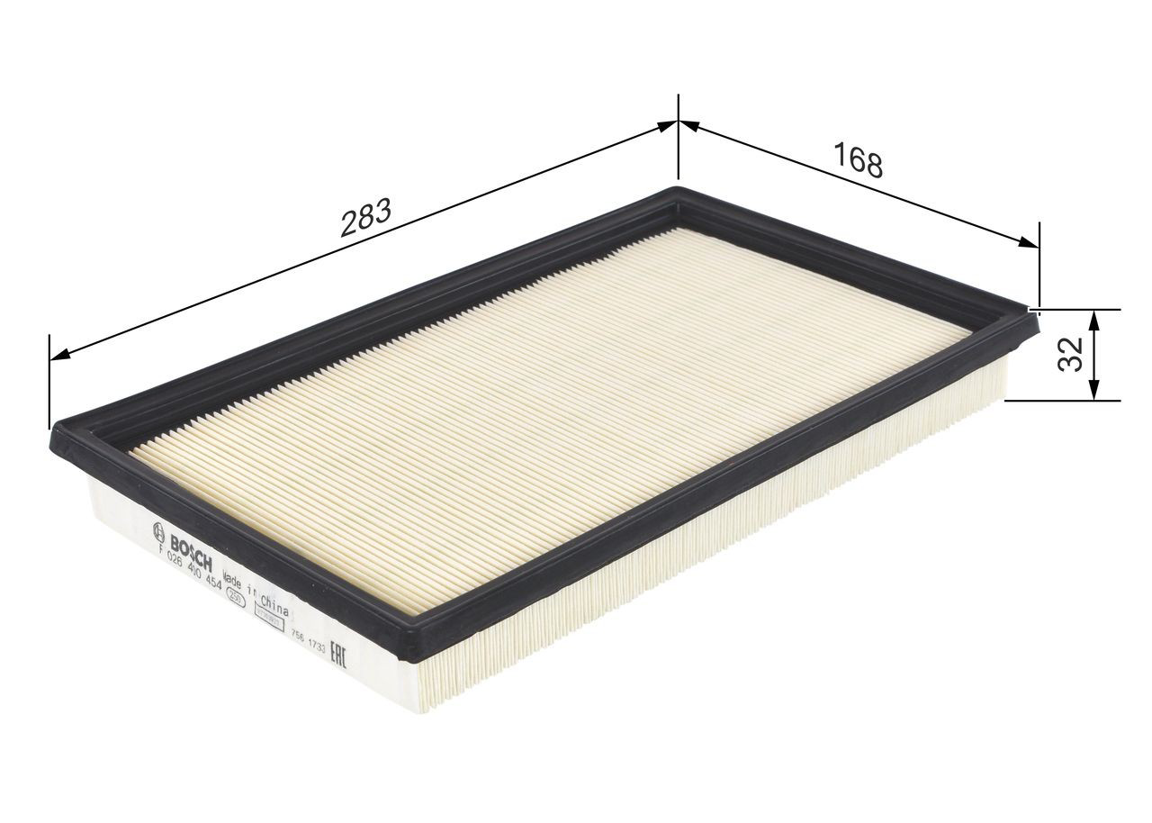 Повітряний фільтр F026400454 Bosch