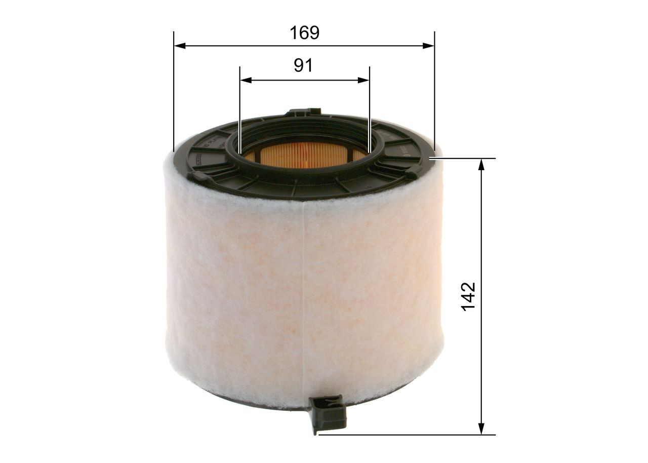F026400677 Bosch Повітряний фільтр двигуна