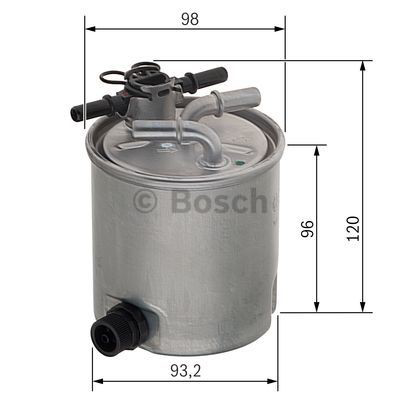 Фільтр тонкого очищення палива Bosch F026402019 ціна, від 21.46 USD