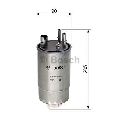Фільтр паливний Bosch F026402049