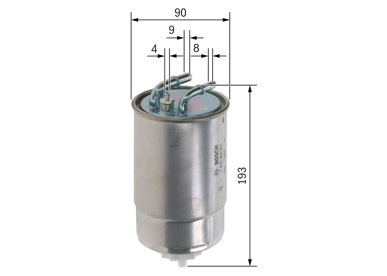 Паливний фільтр F026402051 Bosch