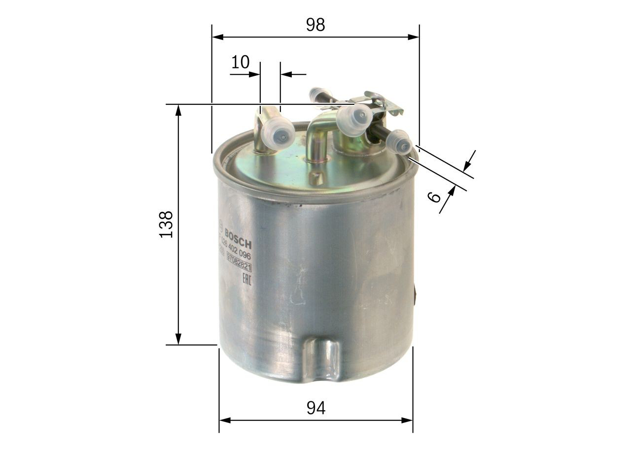 Паливний фільтр F026402096 Bosch