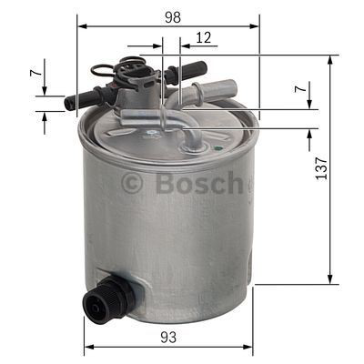 Фільтр паливний Bosch F026402096