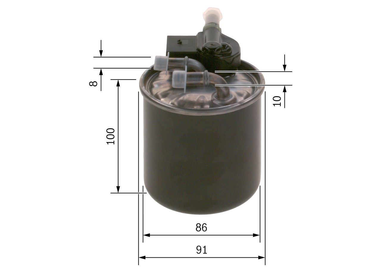 Паливний фільтр F026402837 Bosch