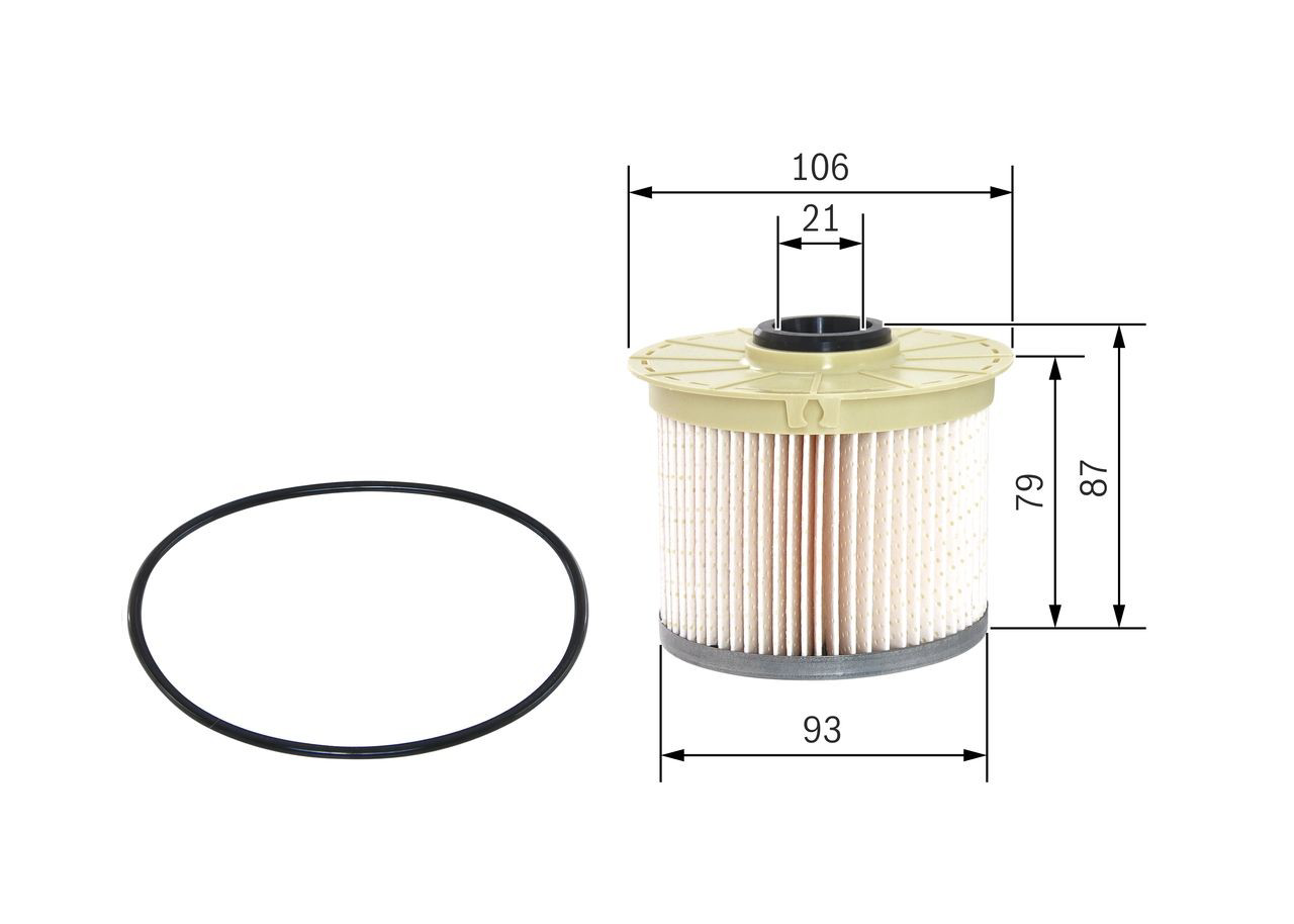 Фільтр паливний Bosch F026402861
