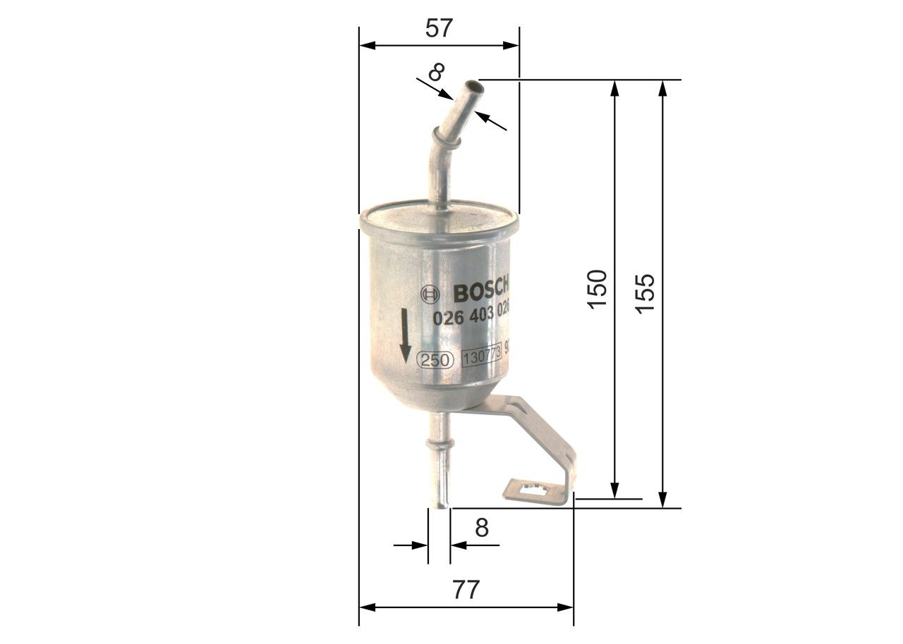 Паливний фільтр F026403026 Bosch