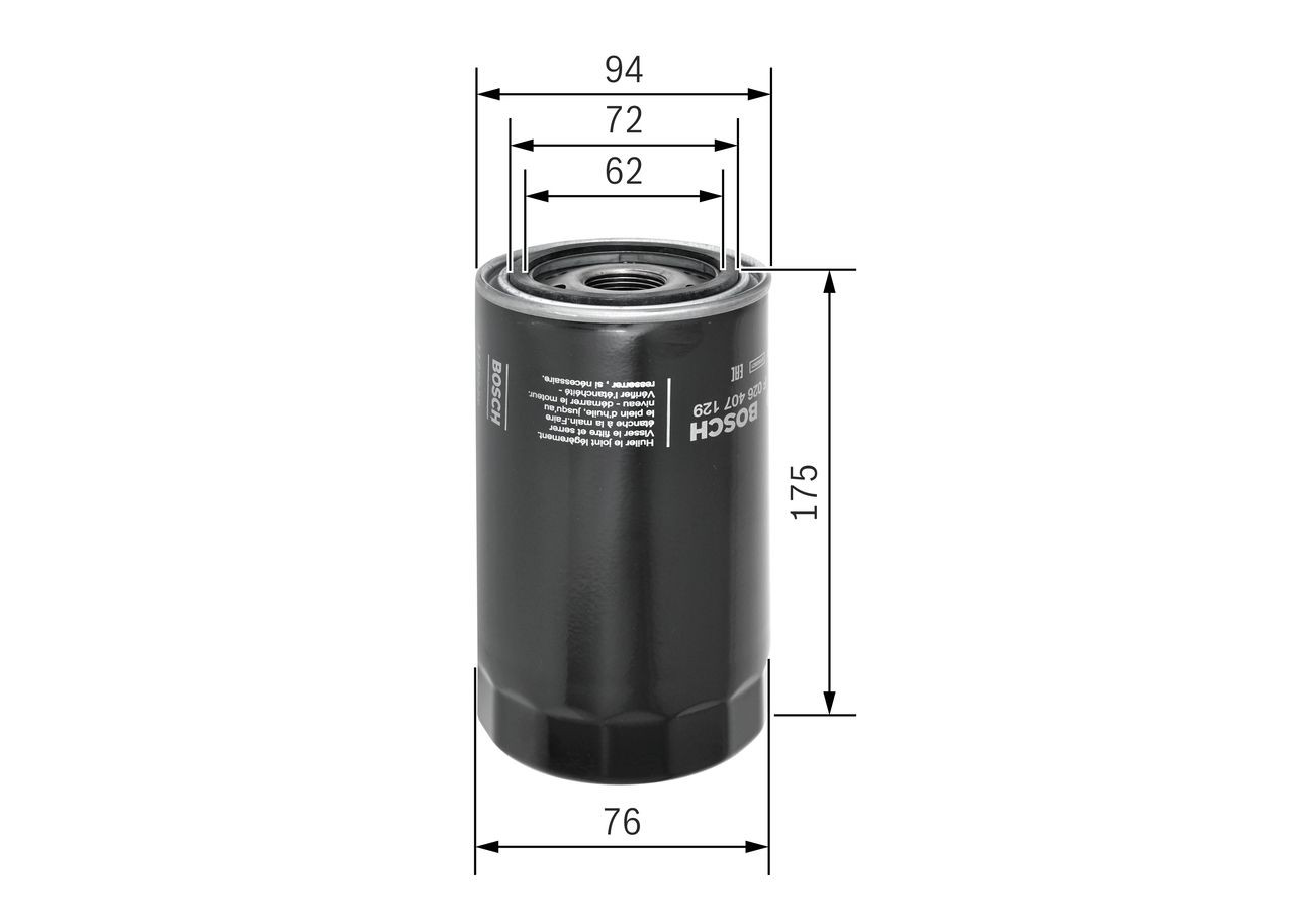 Купити F026407129 Bosch Фільтр очищення масла відцентровий