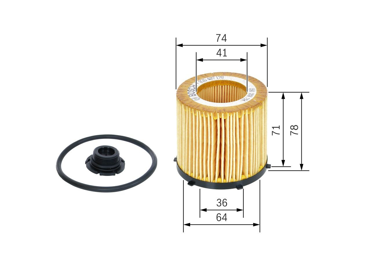 Масляний фільтр F026407178 Bosch