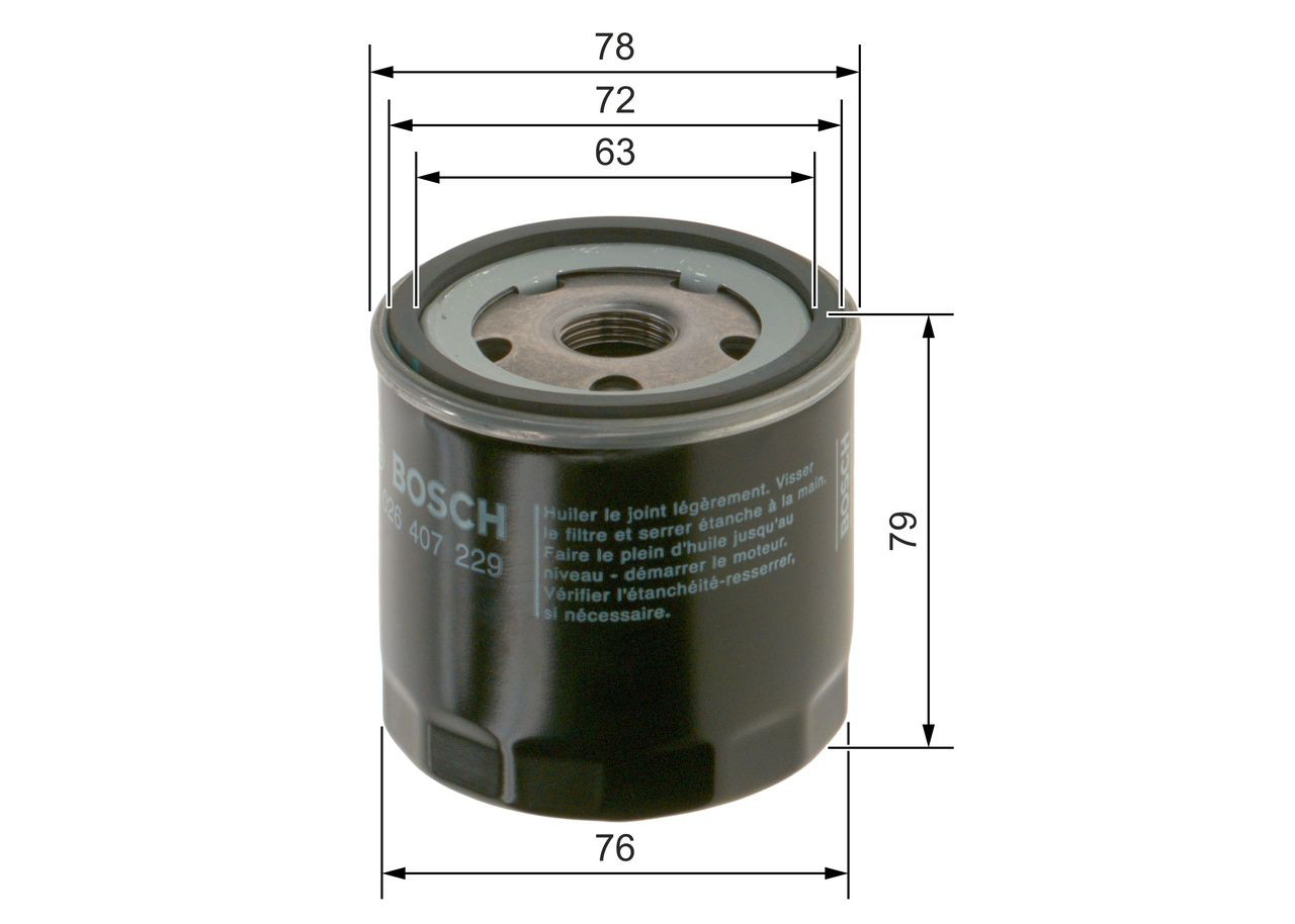 Масляний фільтр F026407229 Bosch