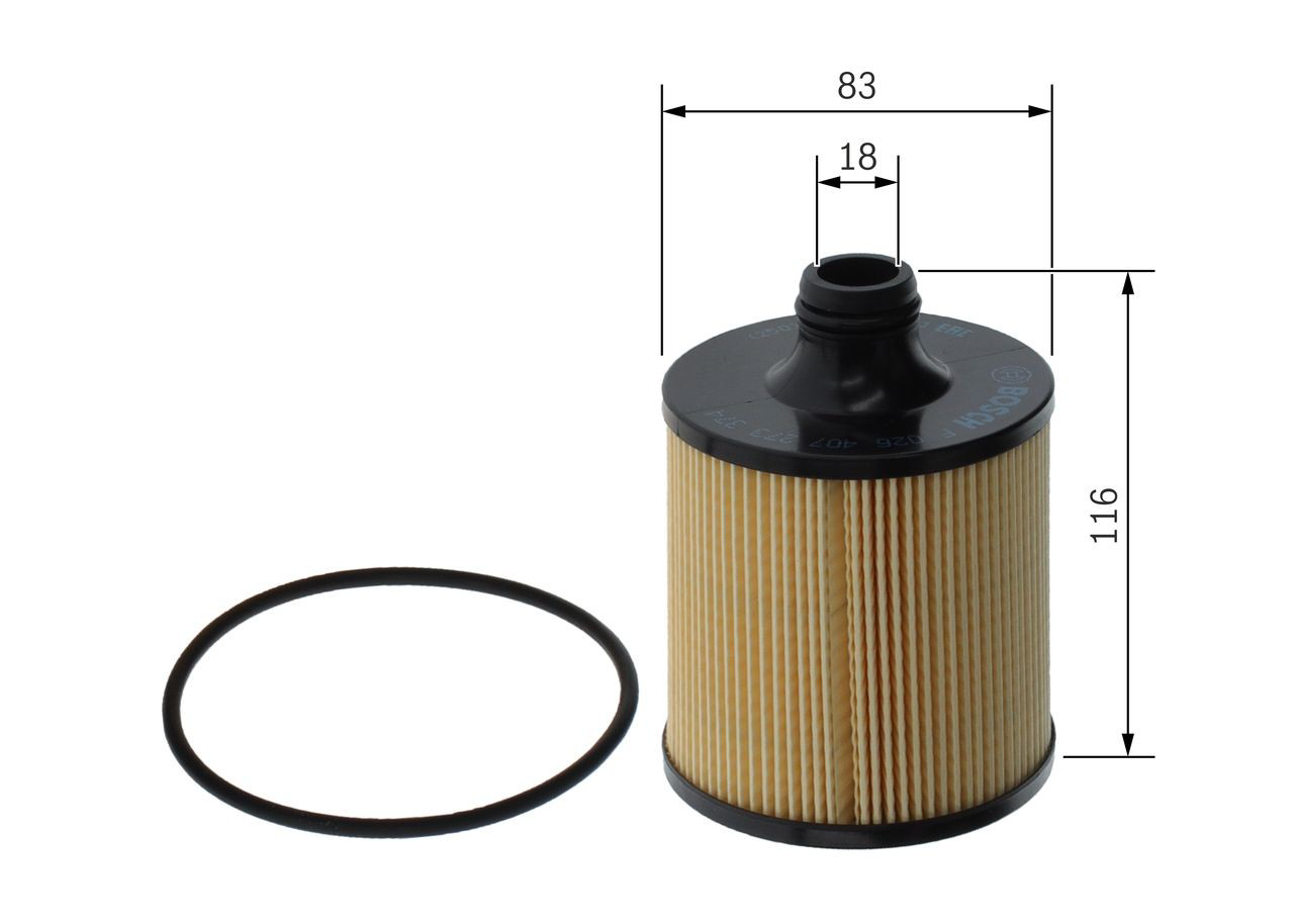 Масляний фільтр F026407273 Bosch