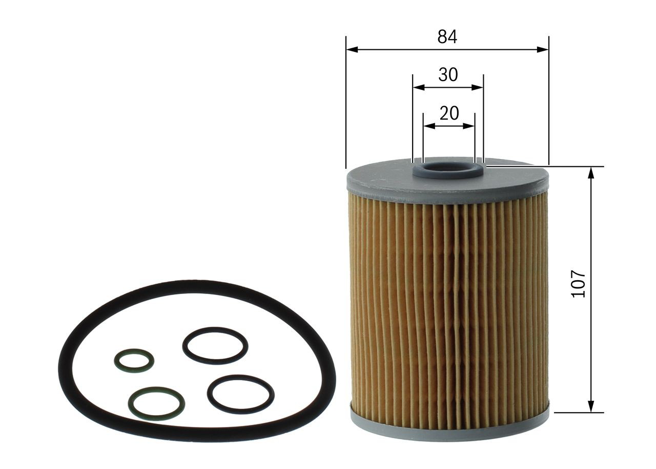 Фільтр гідравлічної системи F026407291 Bosch
