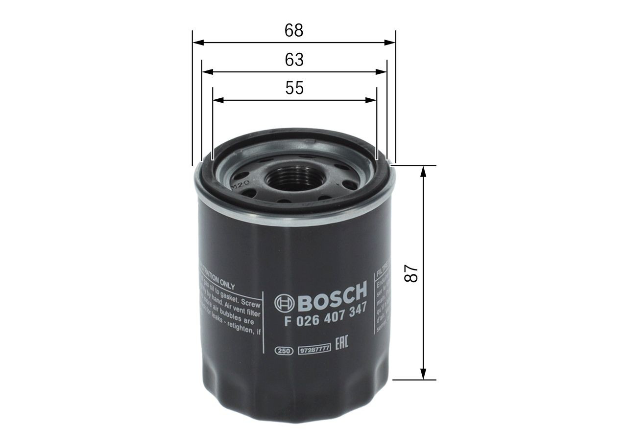 Купити F026407347 Bosch Фільтр очищення масла відцентровий
