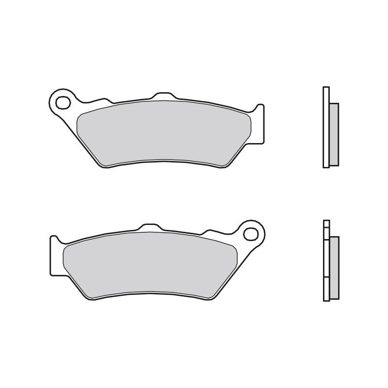 Задні гальмівні колодки Brembo 07BB03SP ціна, від 25.88 USD