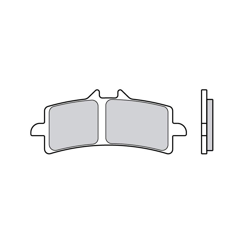 Купити 07BB37RC Brembo Колодки гальмівні передні, дискові