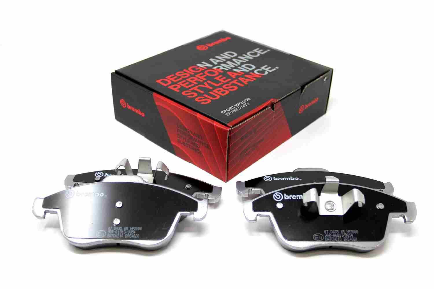 Купити 07D43568 Brembo Колодки гальмівні передні, дискові