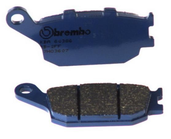 07HO3607 Brembo Колодки гальмівні задні, дискові