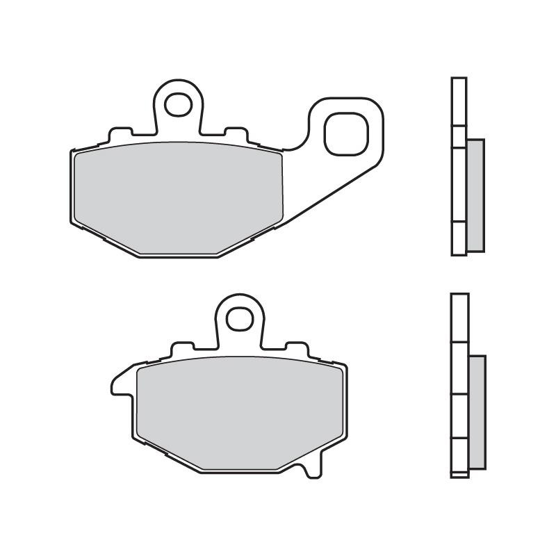 Задні гальмівні колодки Brembo 07KA16SP ціна, від 27.54 USD