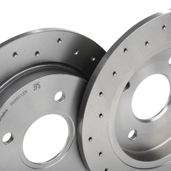 Купити 0849312X Brembo Диск заднього гальма
