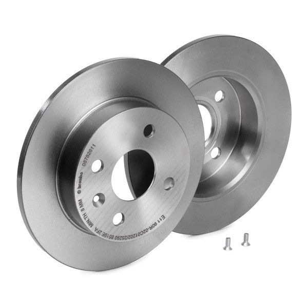 Купити 08762611 Brembo Диск заднього гальма